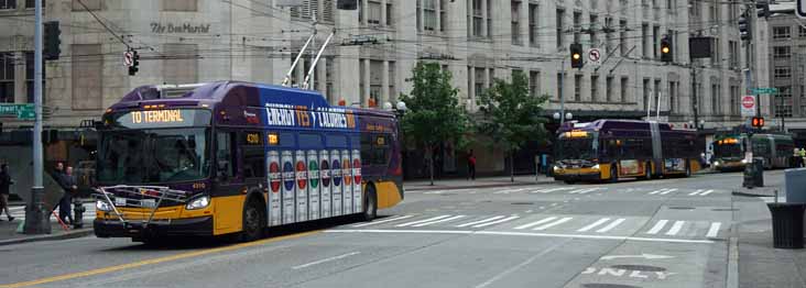 King County Metro New Flyer Xcelsior XT40 4310 & XT60 4549